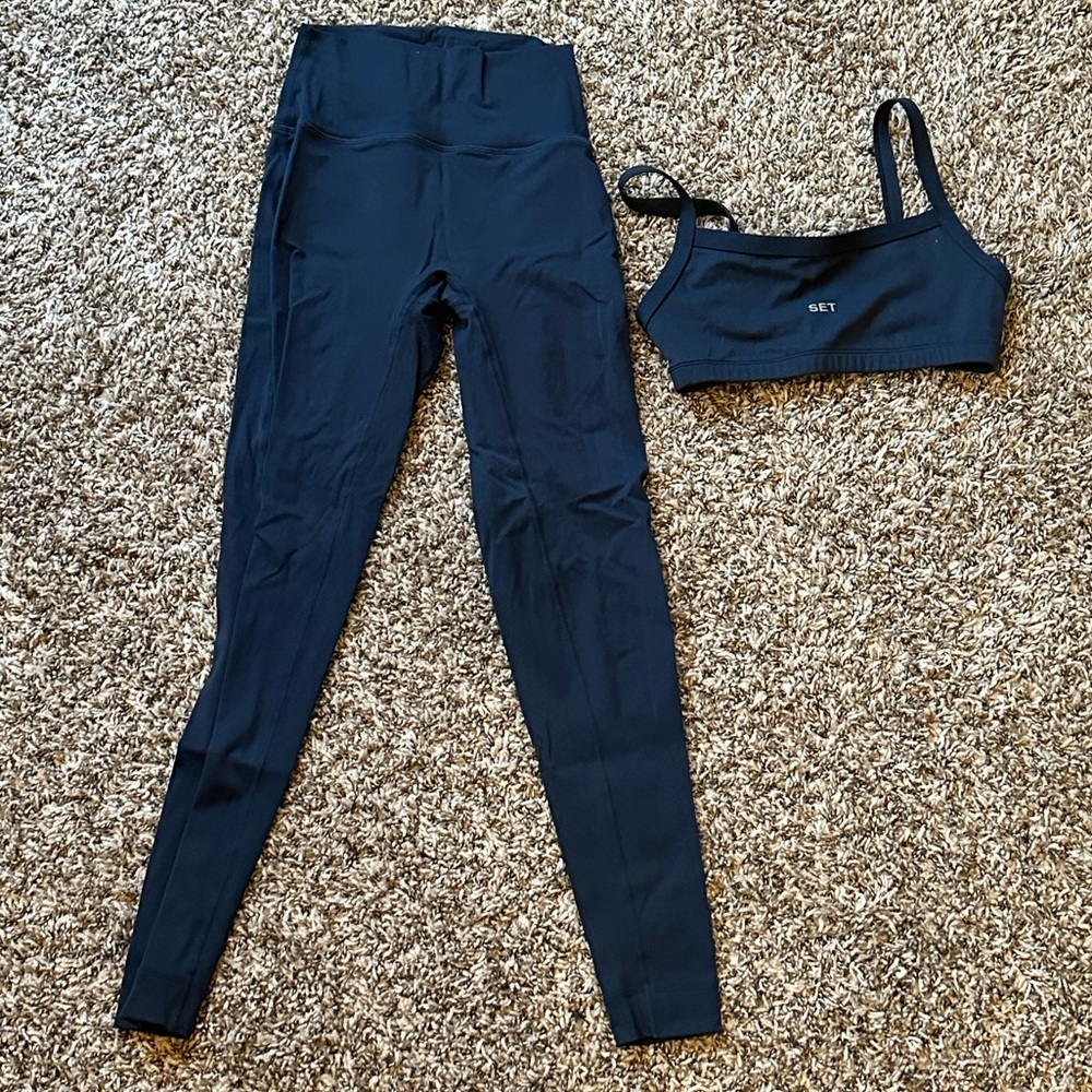 SET ACTIVE SPORTBODY SET IN NAVY BLUE